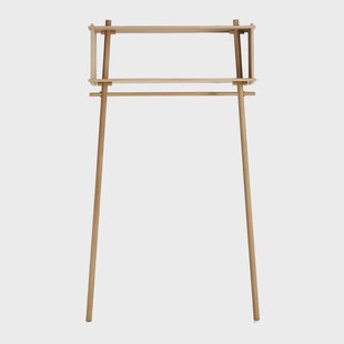 Woud Töjbox kledingrek groot houtbehandeld eiken