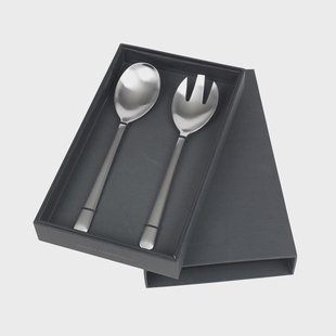 Broste Copenhagen Hune saladebestek  2-pack geborsteld satijn