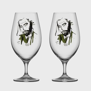 Kosta Boda All about you bierglas 40 cl 2-pack Want him (groen)