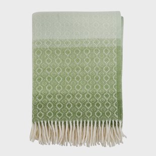 Klippan Yllefabrik Havanna wollen plaid Green multi