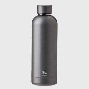 Aida Raw thermosfles 0,5 l. mat grijs
