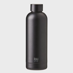 Aida Raw thermosfles 0,5 l. mat zwart