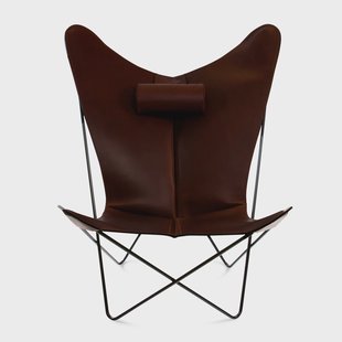 OX Denmarq KS fauteuil, zwart onderstel mocca