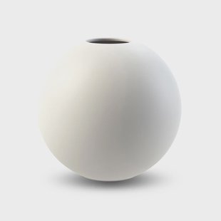 Cooee Design Ball vaas white 20 cm.