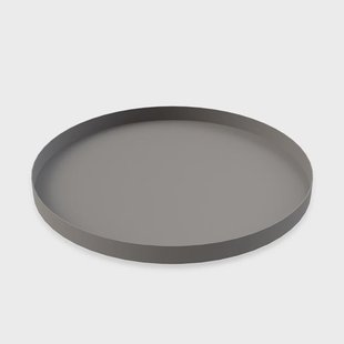 Cooee Design Cooee dienblad 40 cm. rond grey (grijs)