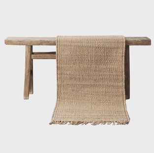 Tell Me More Hemp vloerkleed naturel 80x200 cm