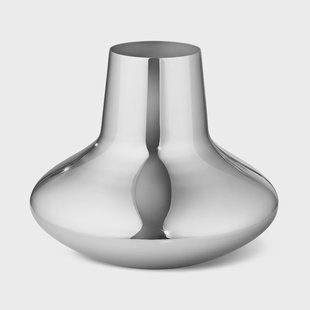 Georg Jensen Henning Koppel vaas roestvrij staal middel - 18,5 cm.