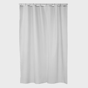 Etol Design Match douchegordijn 200 x 240 cm. (extra lang) wit