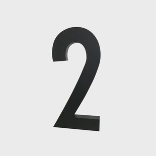 Design Letters Design Letters cijfers aluminum 50 mm. 2