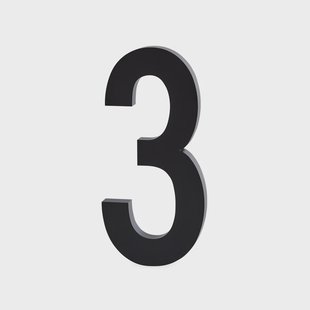 Design Letters Design Letters cijfers aluminum 50 mm. 3