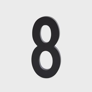 Design Letters Design Letters cijfers aluminum 50 mm. 8