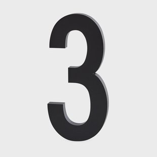 Design Letters Design Letters cijfers aluminum 100 mm. 3