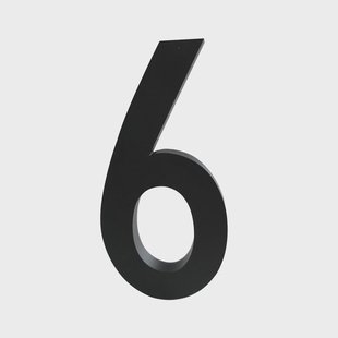 Design Letters Design Letters cijfers aluminum 100 mm. 6