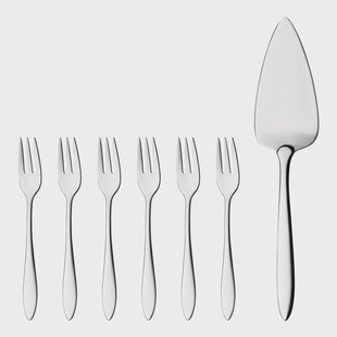 Hardanger Bestikk Fjord taartset 7-delig
