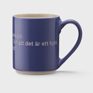 Design House Stockholm Astrid Lindgren mok - It's not something you plan blauw-Zweeds