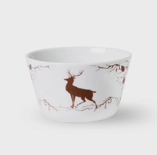 Wik & Walsøe Alveskog schaal 13 cm bruin