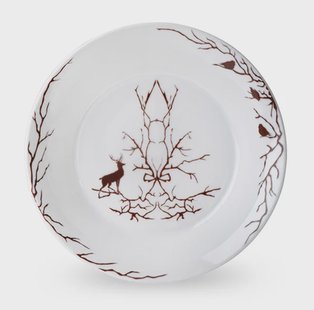 Wik & Walsøe Alveskog diep bord 21 cm