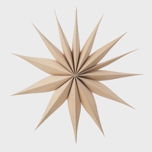Broste Copenhagen Venok kerstster 40 cm. beige