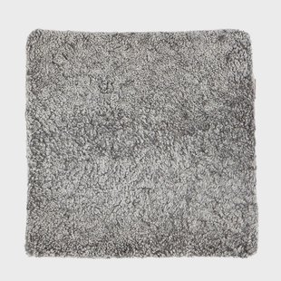 Shepherd of Sweden Shepherd stoelkussen Jill gewatteerd 40 x 40 cm grijsgrafiet
