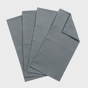 Scandi Living Clean servetten 45 x 45 cm 4-pack smokey blue