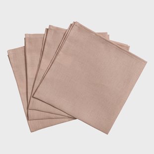 Scandi Living Clean servetten 45 x 45 cm 4-pack dusty rose