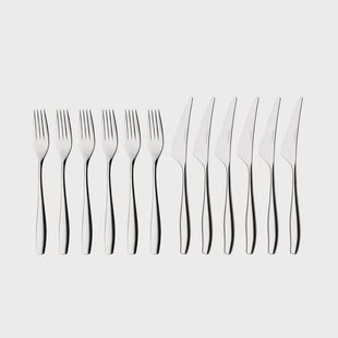 Hardanger Bestikk Julie barbecueset 12-delig Roestvrij staal