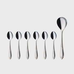 Hardanger Bestikk Nina dessertset 7-delig Roestvrij staal