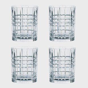 Nachtmann Vierkant whiskyglas 34 cl, 4 stuks 34 cl