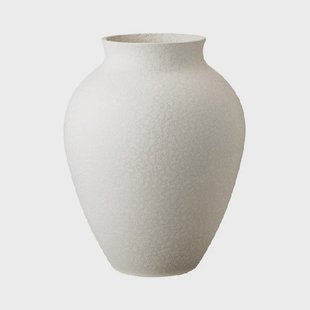 Knabstrup Keramik Knabstrup vaas 20 cm wit