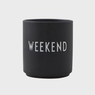 Design Letters Design Letters favoriete mok 25 cl Weekend-black