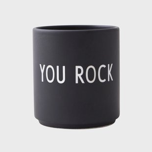 Design Letters Design Letters favoriete mok 25 cl You rock-black