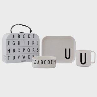 Design Letters Design Letters kinderservies set U