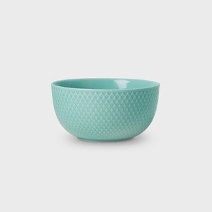 Lyngby Porcelæn Rhombe schaal 50 cl Aqua