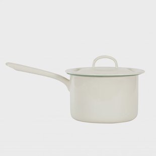 Kockums Jernverk Kockums steelpan met lang handvat 2,3 l Cream Lux (beige)