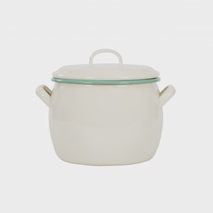 Kockums Jernverk Kockums braadpan met deksel 4 l Cream Lux (beige) Kockums Jernverk Kockums braadpan met deksel 4 l Cream Lux (beige)
