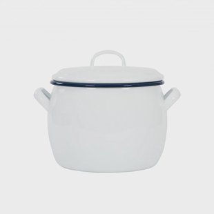 Kockums Jernverk Kockums braadpan met deksel 4 l Kockums White (wit)