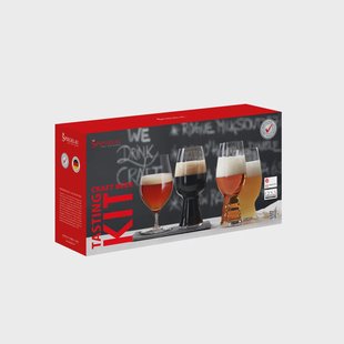 Spiegelau Beer Classics bierproeverijset, 4 stuks transparant