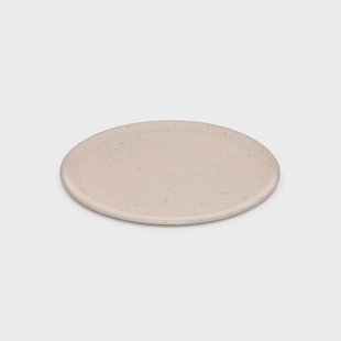 Aida Raw bord 23 cm nude met stippen
