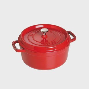 STAUB Staub ronde braadpan van gietijzer 5,2 l rood