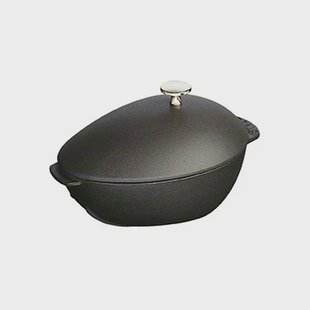 STAUB Staub gietijzeren mosselpan 2 l zwart