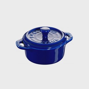 STAUB Staub rond mini pannetje 0,2 l blauw