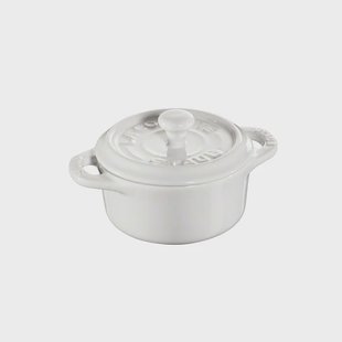 STAUB Staub rond mini pannetje 0,2 l wit