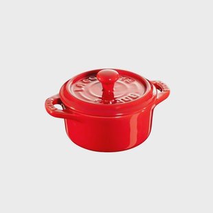 STAUB Staub rond mini pannetje 0,2 l rood
