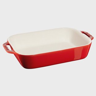 STAUB Staub rechthoekige ovenschaal 27 x 20 cm rood