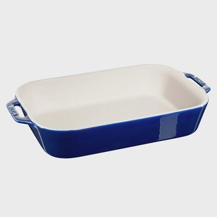 STAUB Staub rechthoekige ovenschaal 34 x 24 cm blauw