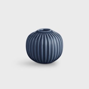 Kähler Hammershøi kaarsenhouder 7 cm indigo Kähler Hammershøi kaarsenhouder 7 cm indigo