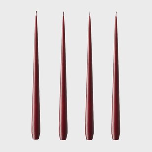 ester & erik ester & erik kaars 4-pack mat Wine, 32 cm