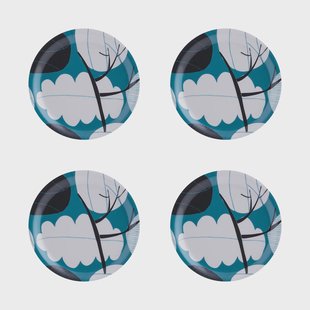 Åry Home Winter Tree glasonderzetter 4-pack ø 11 cm