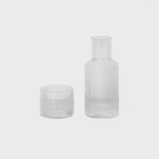Ferm Living Ripple small karaf set klaar