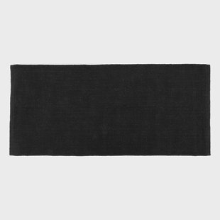 Dixie Fiona jute vloerkleed 80x180 cm zwart